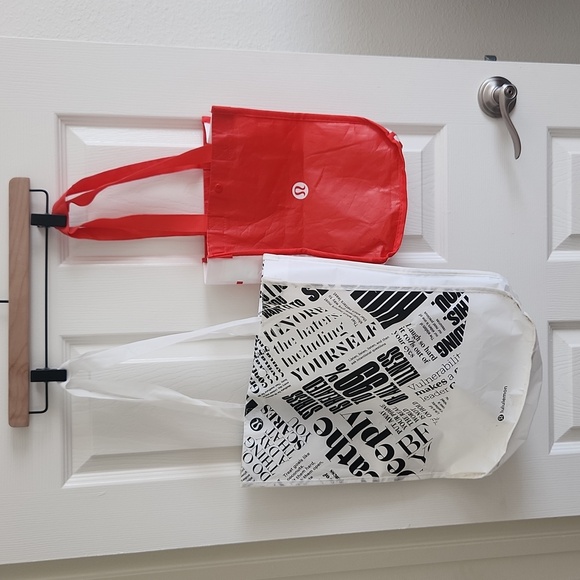 lululemon athletica Handbags - Lot of 2 Lululemon tote bags red and white